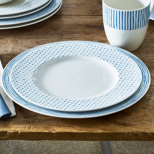 Noritake Blue Hammock 12-Piece Rim Dinnerware Set, Service for 4 - Image 2