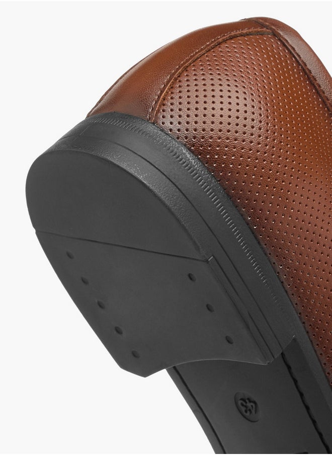 LBL by Shoexpress Men's Metal Accent Slip-On Loafers  - Image 5