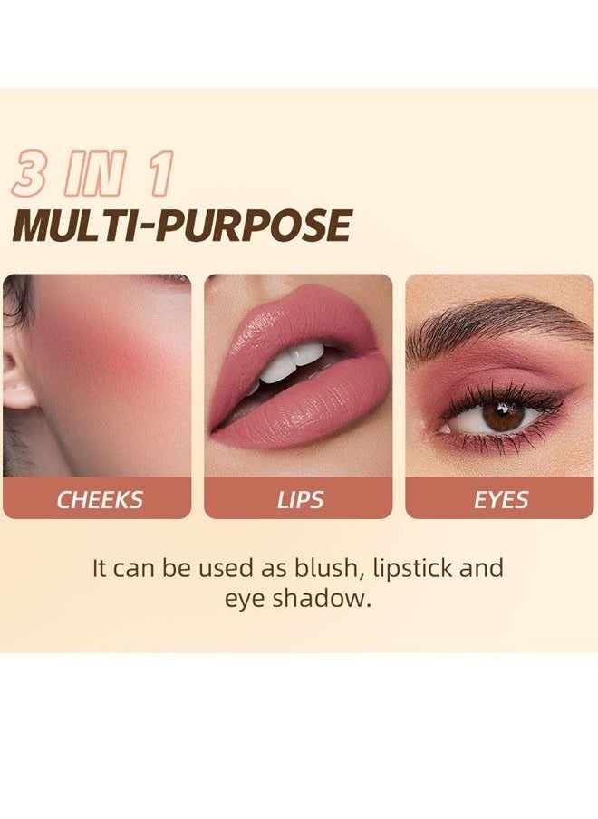 QiBest - Highlighting Color Silky Powder Blusher Stick Natural Glow Silly Blusher Light and Soft Feeling The Apply On Your Face #01 - Image 1