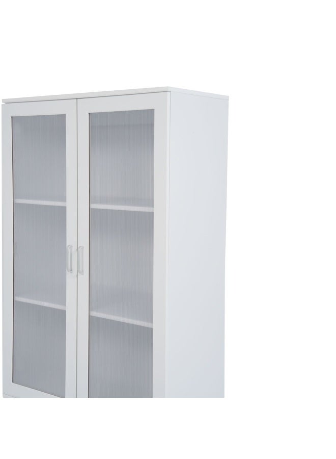 Pan Home خزانة عرض كيلين كبيرة - بيضاء - Image 4