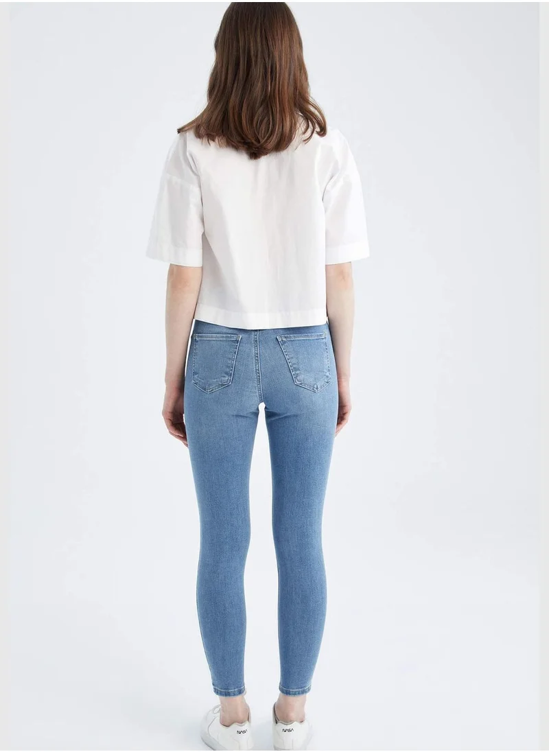 DeFacto Skinny Fit Straight Leg Ankle Jeans