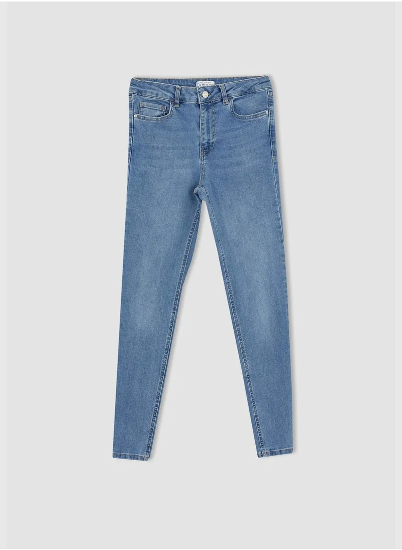 DeFacto Skinny Fit Straight Leg Ankle Jeans