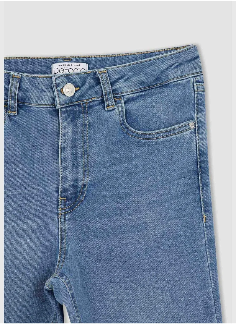 DeFacto Skinny Fit Straight Leg Ankle Jeans