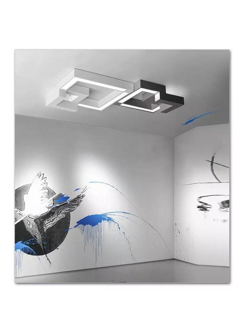 Generic - Ceiling lighting square geometric shape overlapping 24 watts - Image 1