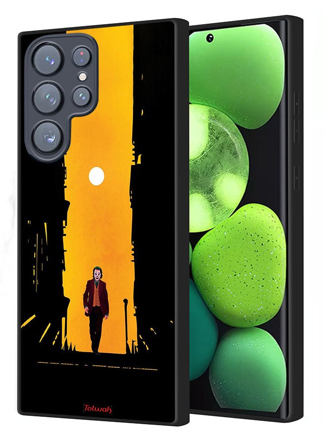 Tolwak Samsung Galaxy S23 Ultra 5G Protective Case Cover Joker Abstract Digital Artwork - Image 1