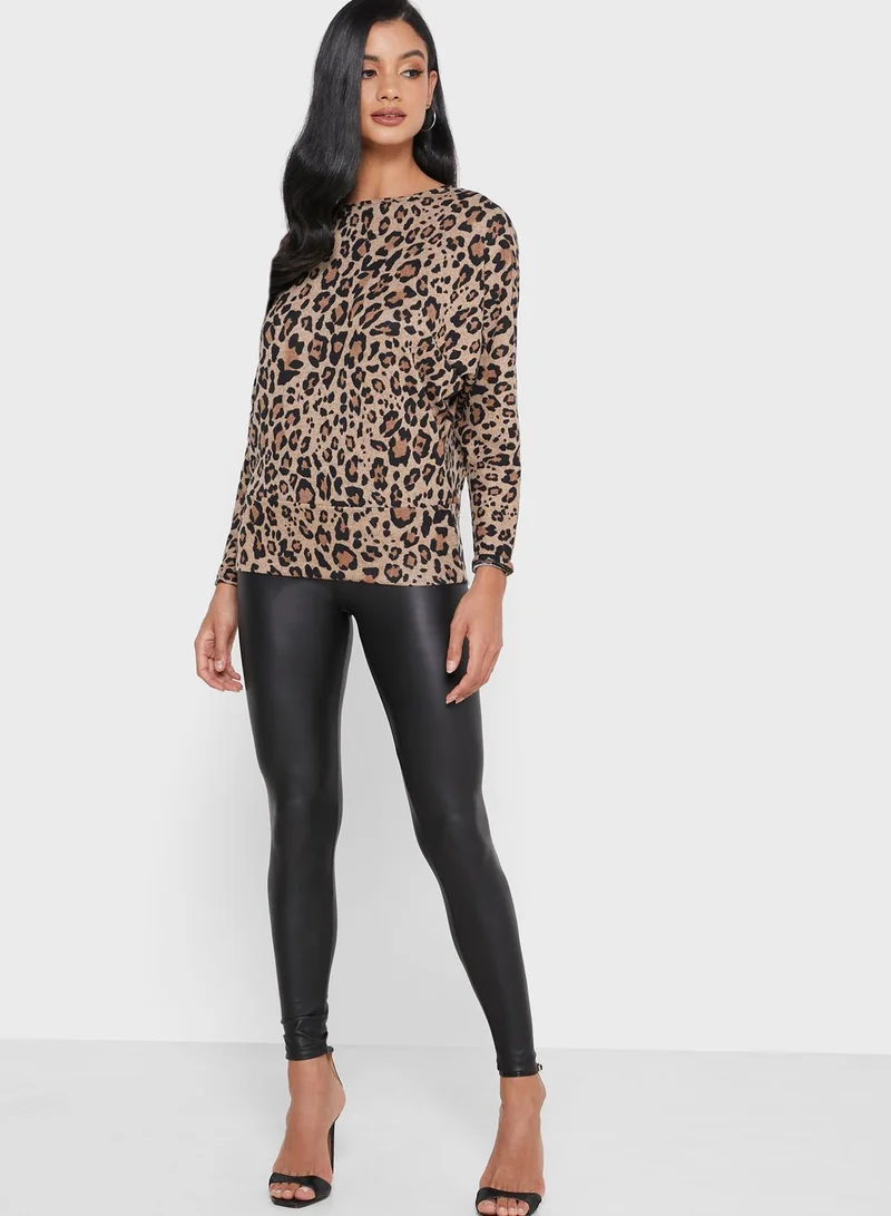 NEW LOOK Wet Look Leggings