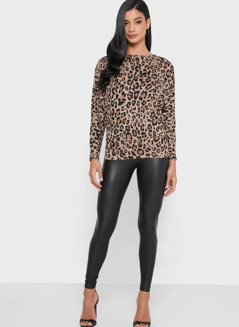NEW LOOK Wet Look Leggings