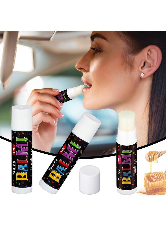 Dunzy - 100 Pcs Lip Balm Gifts Bulk Employee Appreciation Gifts Inspirational Small Thank Gifts Bulk For Coworkers Staff Thank You For Being Awesome Favors Supplies Motivation Team Staff Gifts - Image 1
