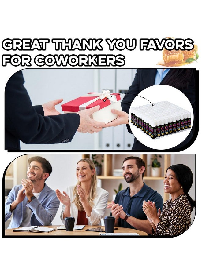 Dunzy - 100 Pcs Lip Balm Gifts Bulk Employee Appreciation Gifts Inspirational Small Thank Gifts Bulk For Coworkers Staff Thank You For Being Awesome Favors Supplies Motivation Team Staff Gifts - Image 1