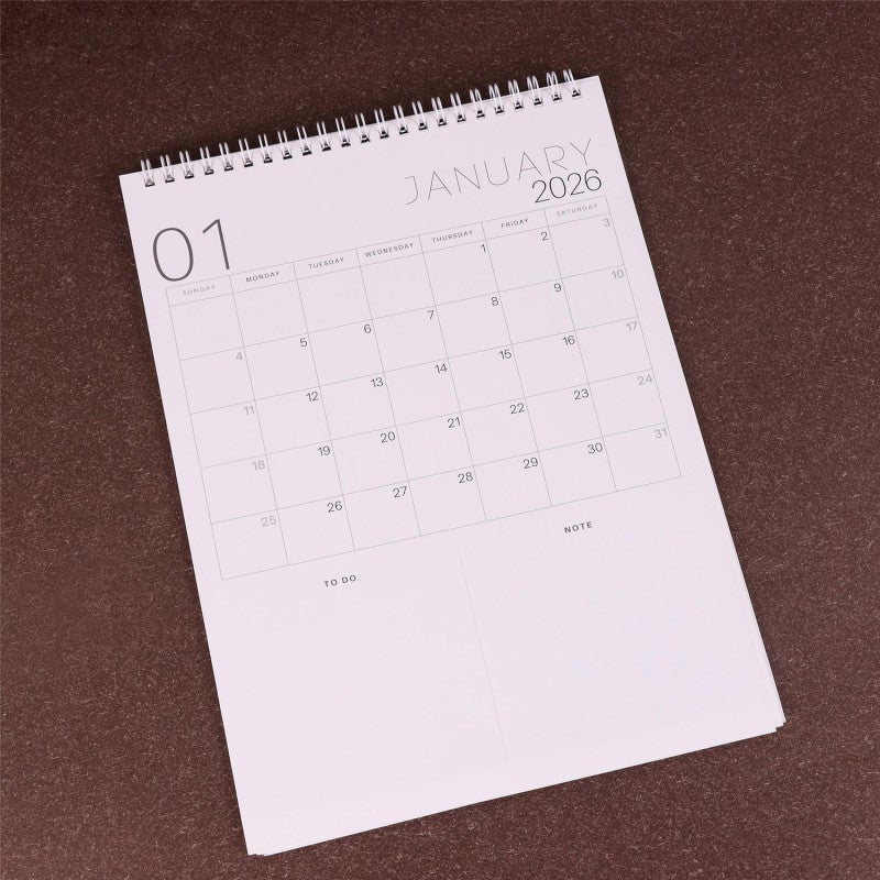 2026 Bucket List Calendar: Pink, Thick Uncoated Cardboard Pages, Cuttable Decorative Sections - Tear Off Design, To-do List & Notes Sections, Two-month Reference Planning Calendar for Home Office Clas - Image 4