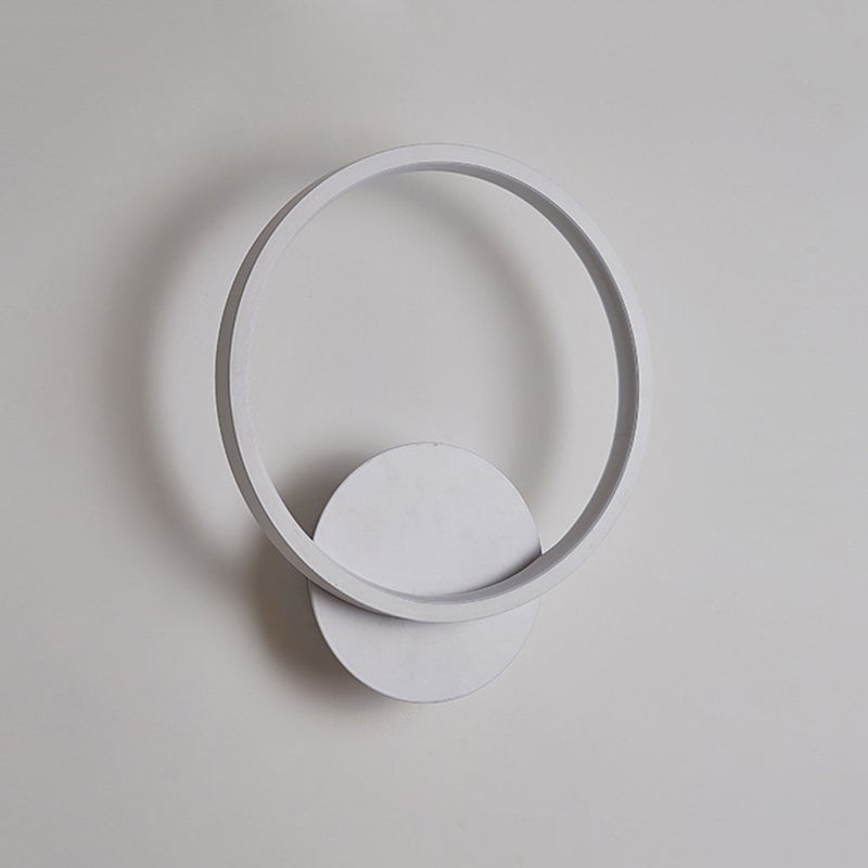 2pcs Modern Wall Light Simple Bedside Lamp Round Indoor Night Lights for Bedroom Living Room (Small, Warm Light) - Image 5