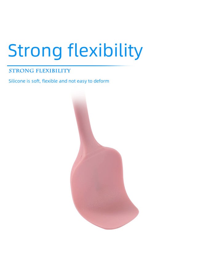 Xuan Juan Silicone Scraper Integrated Scraper Large T-Shovel Cream Scraper Scraper Available Color Support For Hair-Specifications:Large 60g Nordic Pink (opp Bag) - Image 4