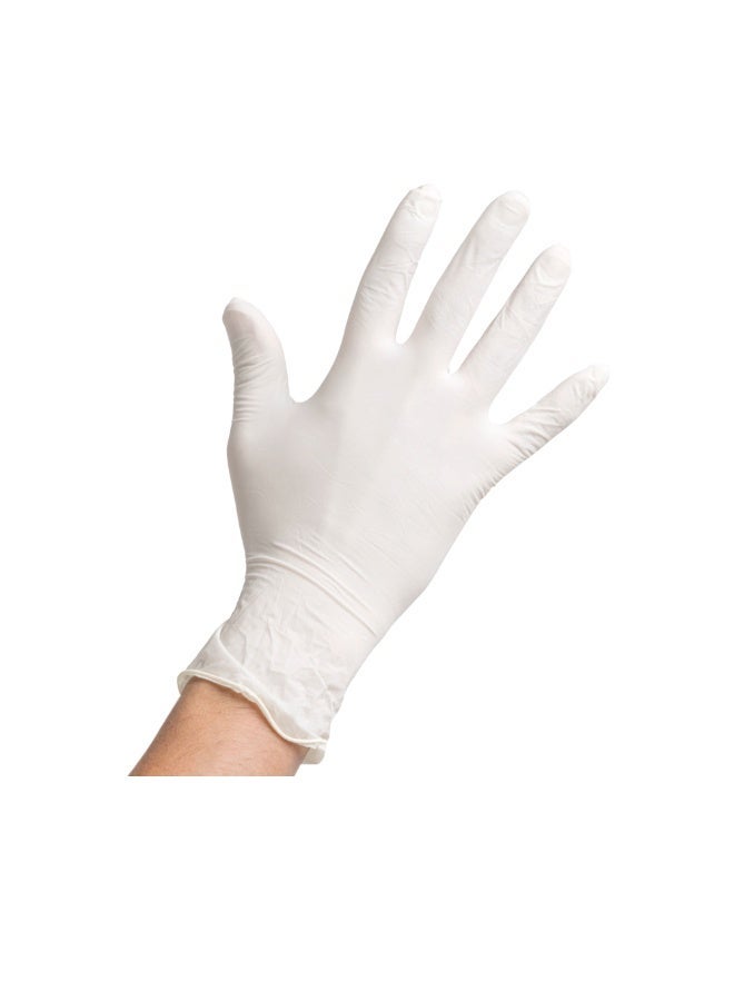 Falcon Latex Gloves, Pre-Powdered, Small, 100 Pieces Per Pack – White, Non-Sterile, Ambidextrous, Natural Rubber for Medical, Food Handling & Household Use - Image 2