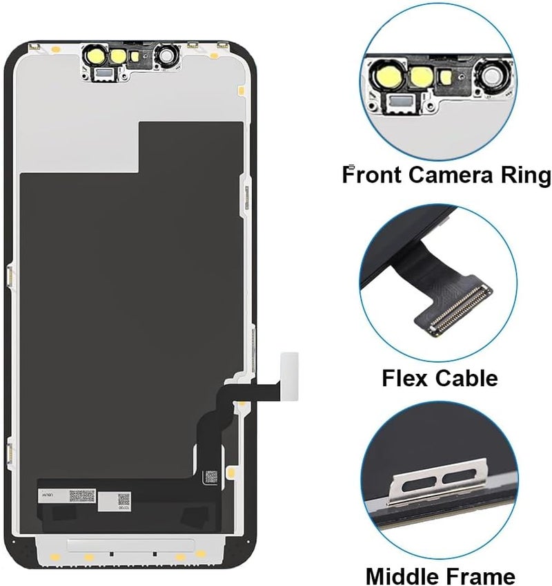 Fixerman Store for iPhone 13 Mini Screen Replacement 5.4 inch, 3D Touch LCD Display Digitizer Assembly with Repair Tools (Model A2481, A2626, A2628, A2629, A2630) - Image 5