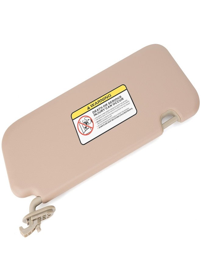 Xiaoyudou Left Driver Side Sun Visor Compatible with 2016 2017 2018 2019 Hyundai Elantra AD Replaces # 85210-F0100TTX (Beige) - Image 3