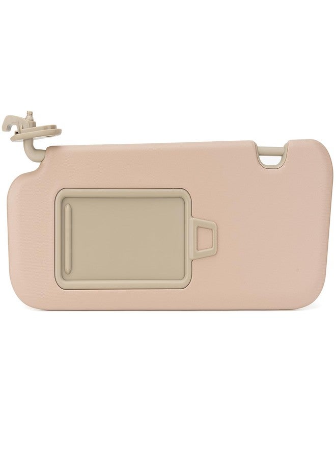 Xiaoyudou Left Driver Side Sun Visor Compatible with 2016 2017 2018 2019 Hyundai Elantra AD Replaces # 85210-F0100TTX (Beige) - Image 1