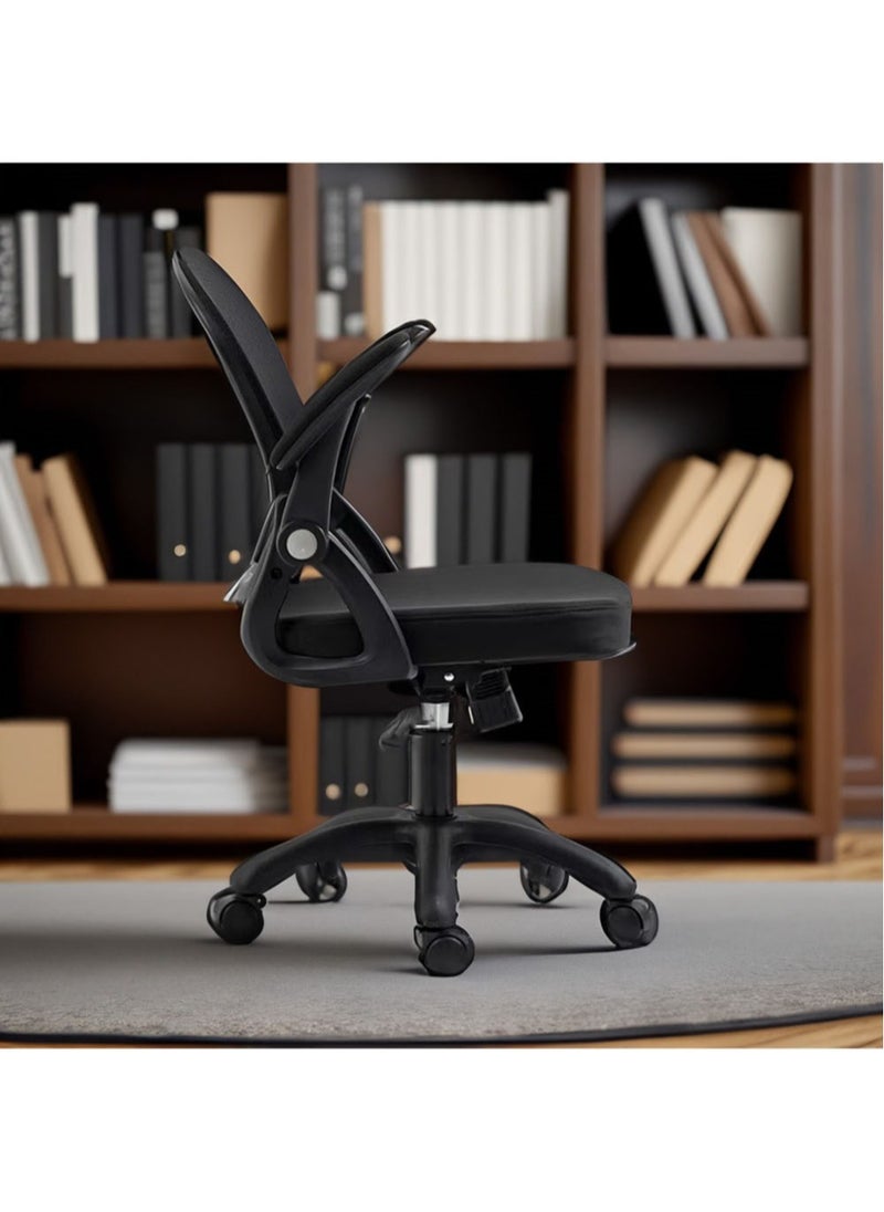 AGD 360° Swivel Wheel Desk Chair Adjustable Height Thickened Sponge Pad  - Image 3