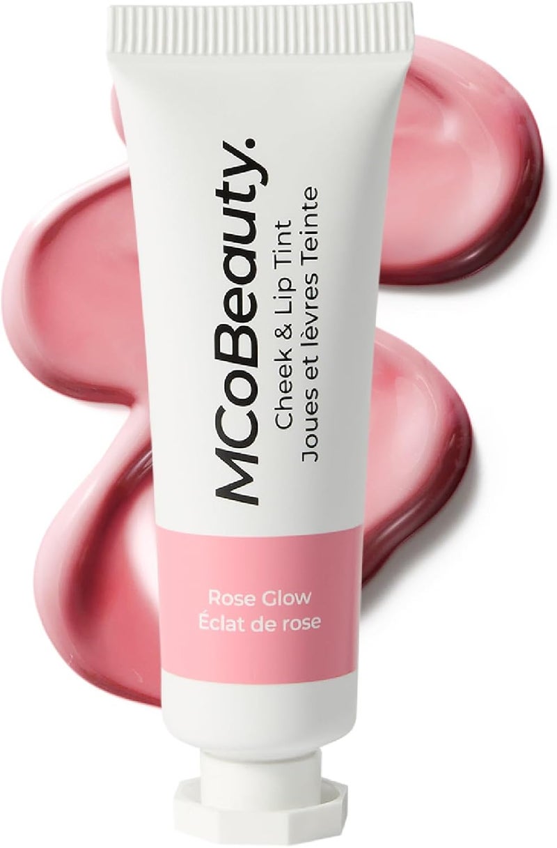 تلوين الخدود والشفتين من MCoBeauty بتركيبة جل كريمي رطبة للون قابل للبناء تلوين متعدد الاستخدامات للشفتين والخدود بلمسة ناعمة متألقة بلون وردي ناعم