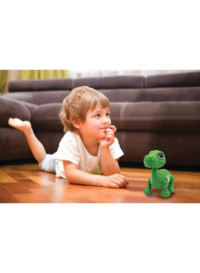 Lexibook Power Dino Mini ROB02DINO Interactive Dinosaur Robot Toy for Kids with Voice Repeat Function, Sound Reaction, Music & Light Effects, Walking Robotic Dino, Educational STEM Toy for Boys and Girls, Smart Talking Dinosaur Companion - Image 4