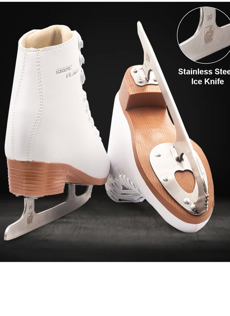 Snow Snow Flakes Figure Ice Skates for Girls and Women  - Image 4
