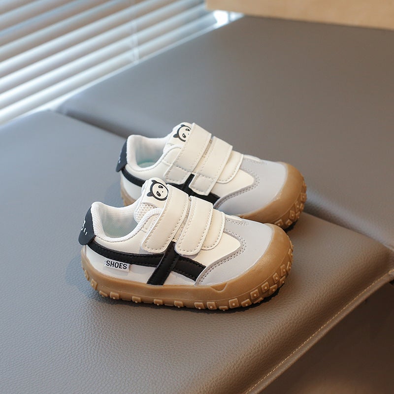 Girls'' Fashion Sneakers 2026 Wholesale Kids'' Soft-Soled Velcro Casual Shoes Baby Running Shoes - Image 1