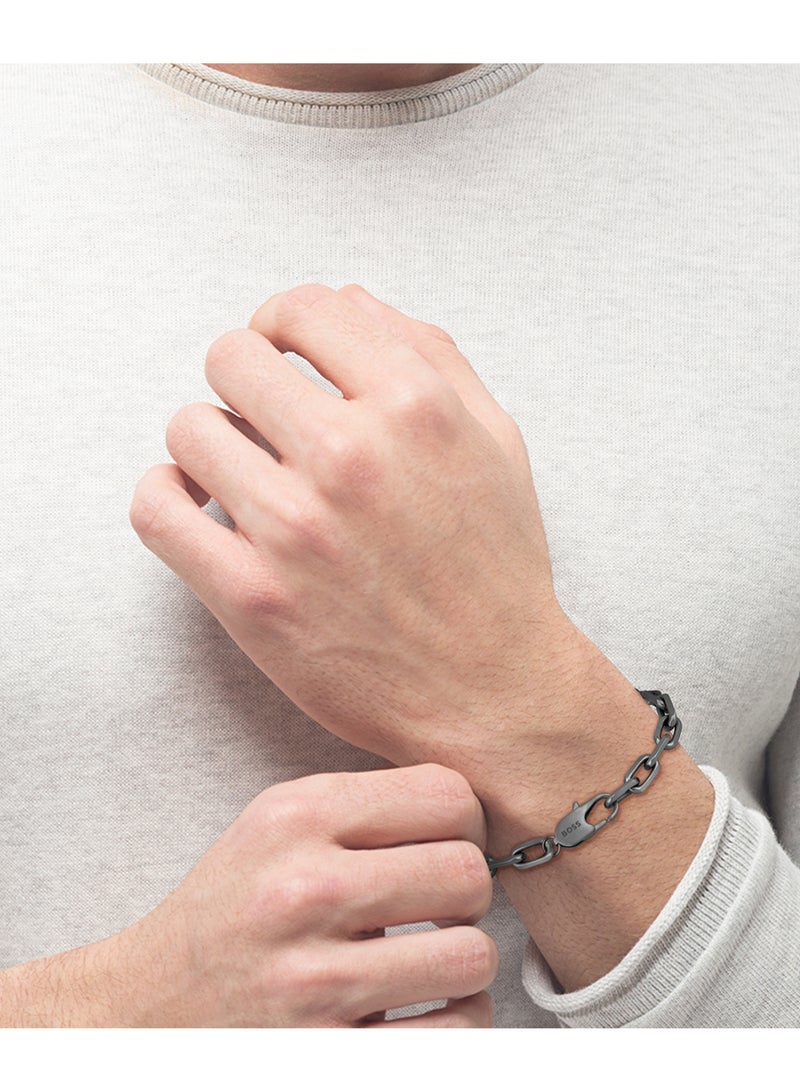 HUGO BOSS JEWELRY KANE MENS CHAIN BRACELET - 1580502M - Image 2