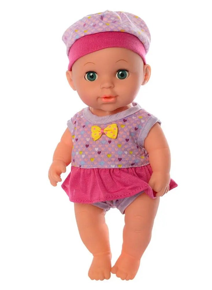 Toy Box - Bedtime  Baby Doll Children's Play Set Includes Baby Doll with 10 Sounds Cot & Feeding Accessories - Image 1