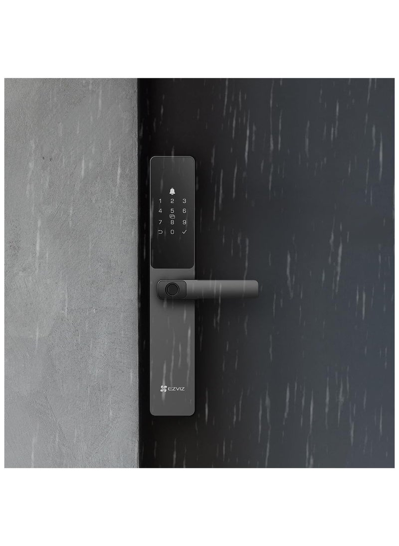 EZVIZ - Ezviz DL05 Pro | Smart Door Lock with Fingerprint, Code, and NFC Card | Remote Unlock via Wi-Fi and Bluetooth - Image 1