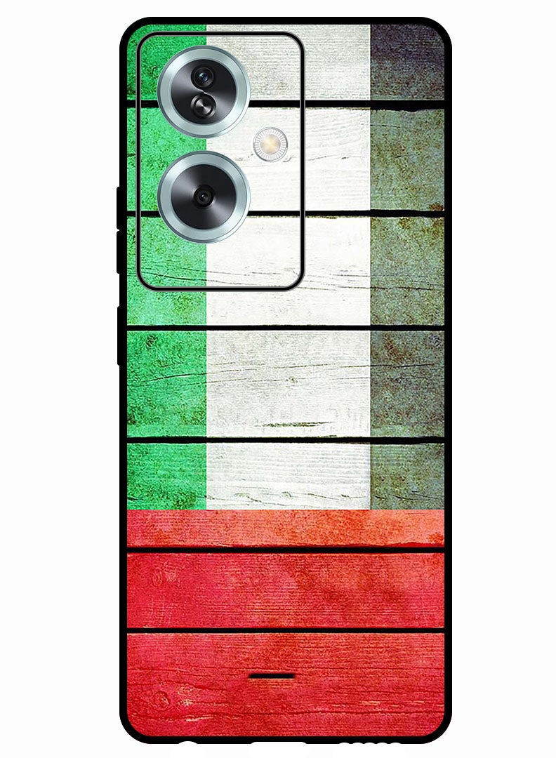Theodor Protective Case Anti Scratch Shock Proof Bumper Cover For Oppo A2 Wood Plank - Image 1
