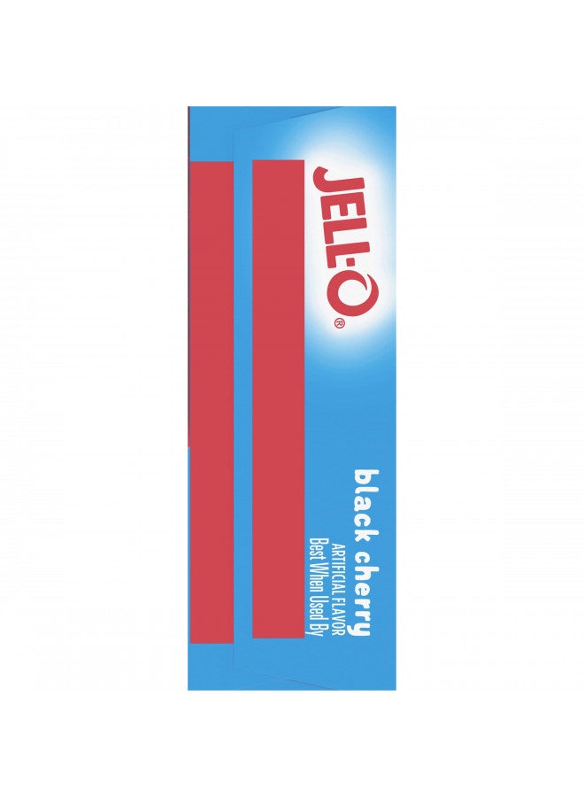 Jell-O Jell-O Black Cherry Sugar-Free Gelatin, 0.3 Ounce Box (Pack of 4) - Image 4