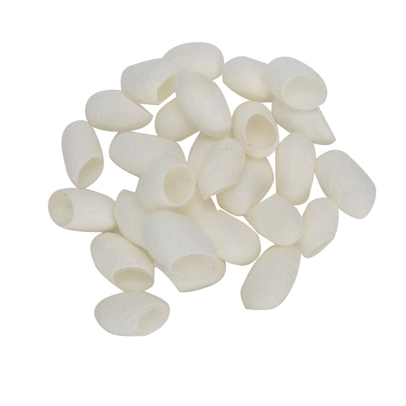 Silkworm Cocoons 30Pcs Gentle Deep Cleansing Facial Exfoliators - Pore Shrinking Skin Care Tool for Daily Facial Care & Travel Use - Image 4