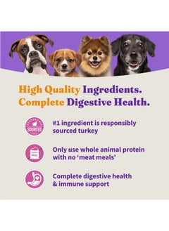 Purely For Pets Holistic Dog Food, Complete Digestive Health Grain Free Cage-Free Turkey And Sweet Potato Recipe, Healthy Weight Support, Dry Dog Food Bag, Adult Formula, 3.5-Lb Bag - pzsku/ZC2981872CE098708F6A7Z/45/_/1735214588/9c8015eb-8637-411b-8e25-750cc27c6b39