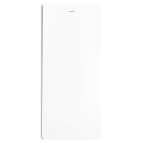 DALIX PVC Veritcal Blind Replacement Slats Curved Smooth White (82.5 Length) (5, White) - Image 3