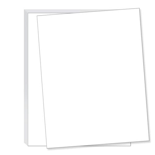 NextDayLabels 100 lb White Cover Cardstock - 50 Pack 8.5" x 11" Heavyweight Cover Paper (270 gsm) - Smooth Finish - Letter Size for Printing, Crafts, Invitations, Menus & More - Made in USA - Image 2