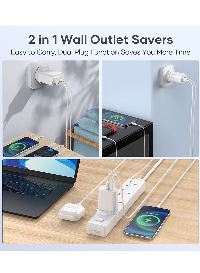 Jmary USB Charger, Jmary 30W Wall Charger, Dual Port USB C Charger PD3.0 Fast Charging Adapter for i phone 14/14Pro/13/13 Pro/12/12 Mini/12 Pro/12 Pro Max/11 Pro Max iPad Pro - Image 5