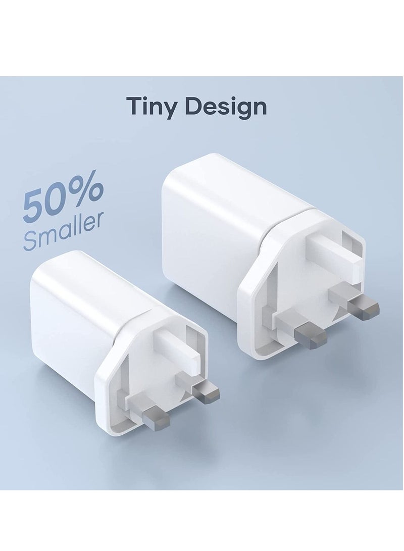 Jmary USB Charger, Jmary 30W Wall Charger, Dual Port USB C Charger PD3.0 Fast Charging Adapter for i phone 14/14Pro/13/13 Pro/12/12 Mini/12 Pro/12 Pro Max/11 Pro Max iPad Pro - Image 4