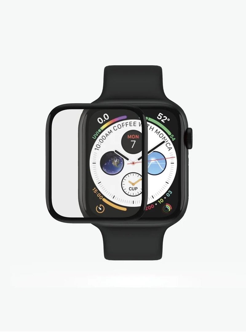 DIGI CORE iWatch Tempered Glass Screen Protector Compatible with Apple Watch Series 45mm, Ultra-Thin Scratch Resistant Cover For iWatch, Transparent Apple Watch Tempered Glass 3D Screen Protector Waterproof - Image 1