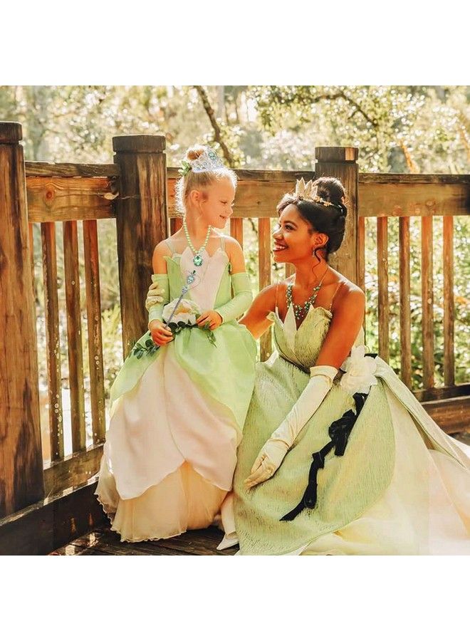 Yosbabe مجموعة مكونة من 56 قطعة من تيجان الأميرات والعصي والخواتم للفتيات الصغيرات، مجموعة لعب زي الأميرة للفتيات الصغيرات، هدايا حفلات التظاهر بزي الهالوين - Image 4