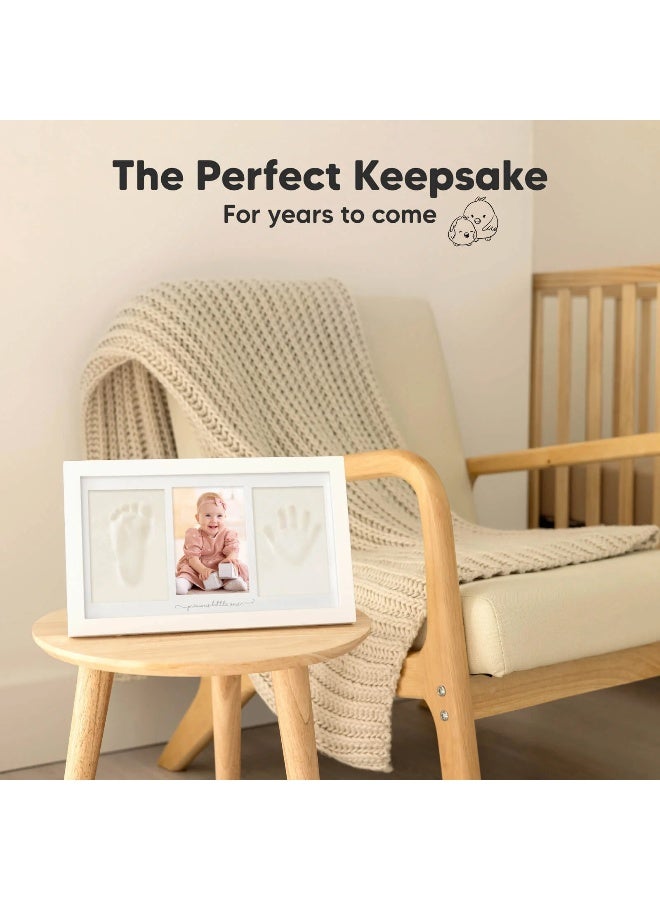 KeaBabies Baby Handprint & Footprint Frame, Baby Keepsake Gift, Barnwood - Image 4