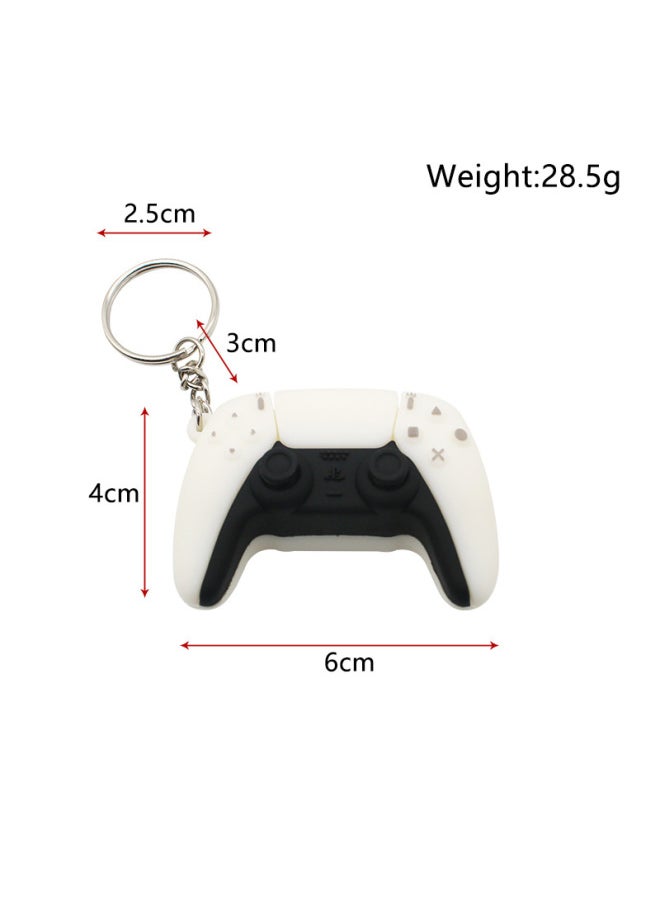 Generic - Fashion Ps5 Simulation Drop Glue Console Game Handle KeyChain Boys Pendant llaveros Simple Tide Play Hanging Ornaments Gifts-Color:03-Ships From:CHINA - Image 1