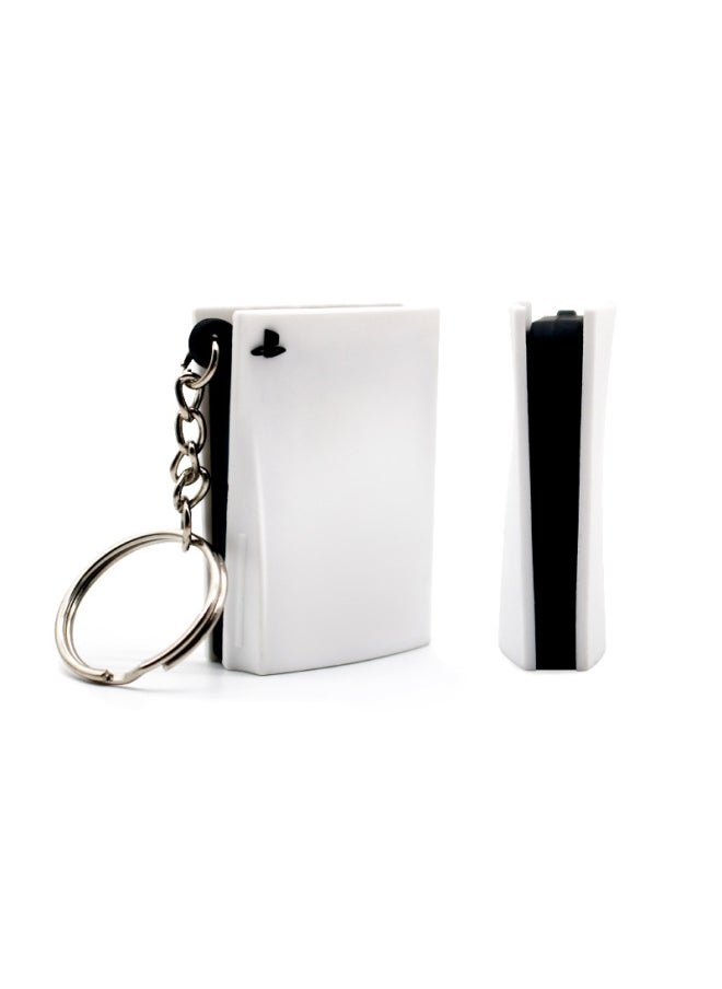 Generic - Fashion Ps5 Simulation Drop Glue Console Game Handle KeyChain Boys Pendant llaveros Simple Tide Play Hanging Ornaments Gifts-Color:03-Ships From:CHINA - Image 1