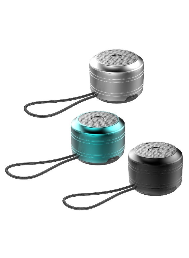 NIBEMINENT Bluetooth Small Speaker Desktop Portable String Speaker Heavy Bass Small Steel Noise Reduction Bluetooth Speaker  - Image 3