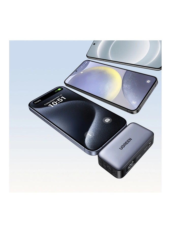 UGREEN ECO 5000 mAh Power Bank, Easy To Use And Carry 20W Fast Charging Backup Charger With Stand, Compatible With iPhone 16 15 Pro Max, Galaxy S24 S23 Ultra, Xiaomi Huawei OPPO - Black - Image 5