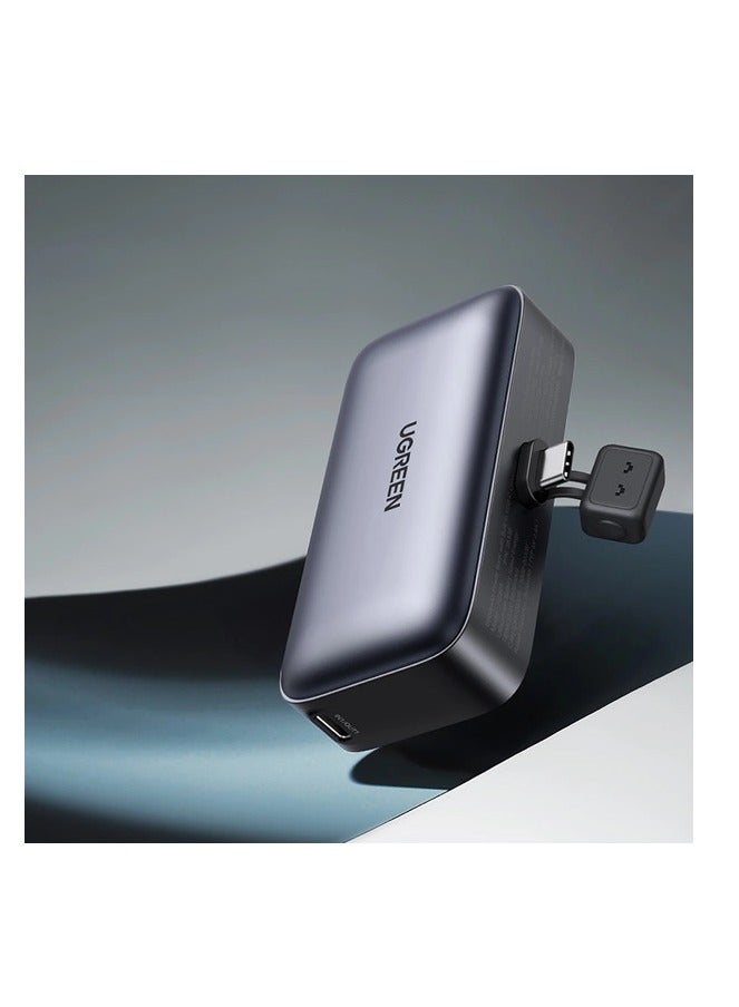 UGREEN ECO 5000 mAh Power Bank, Easy To Use And Carry 20W Fast Charging Backup Charger With Stand, Compatible With iPhone 16 15 Pro Max, Galaxy S24 S23 Ultra, Xiaomi Huawei OPPO - Black - Image 3