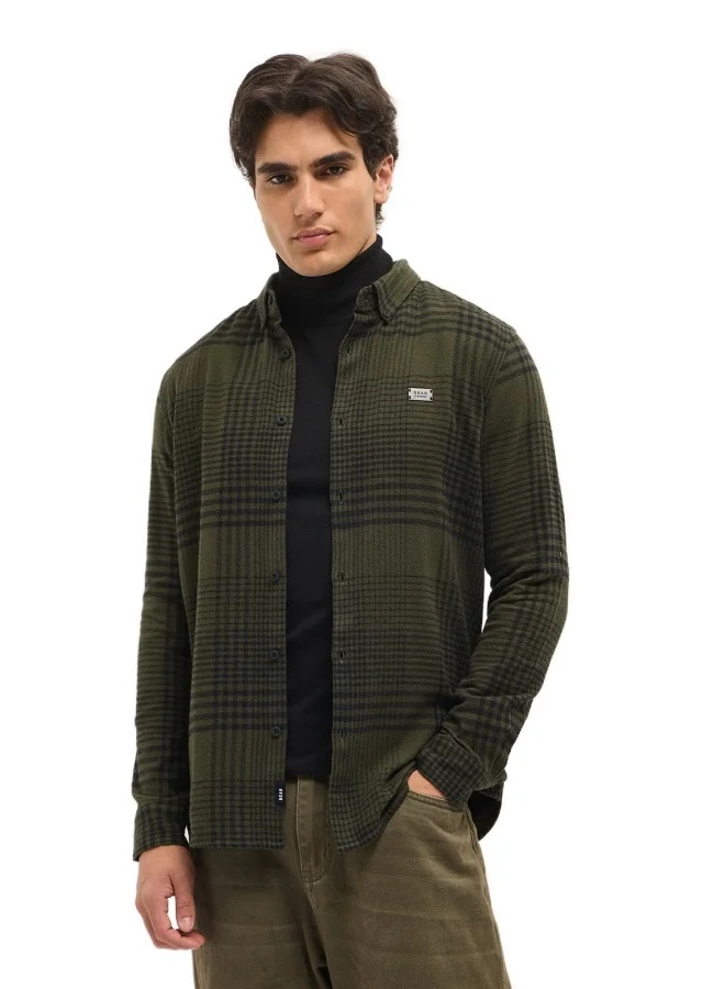 THE BEAR HOUSE Men's Shirt for Casual and Formal Wear | Classic Button-Down Style for Office, Daily Use, Travel, Events & All-Season Outfits | Versatile & Stylish Wardrobe Essential for Every Occasion