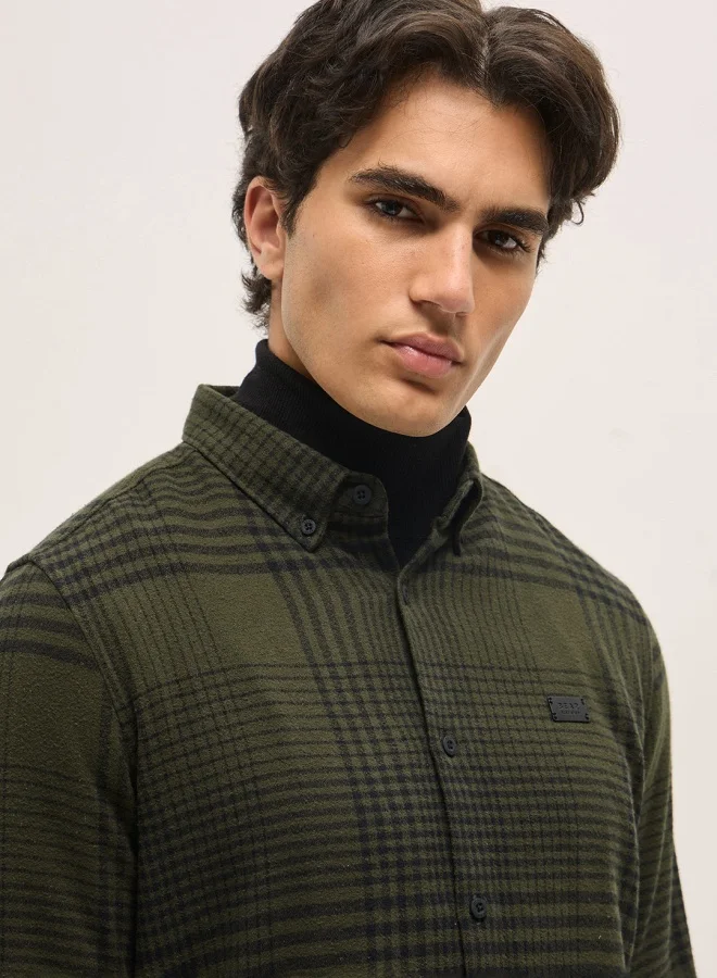 THE BEAR HOUSE Men's Shirt for Casual and Formal Wear | Classic Button-Down Style for Office, Daily Use, Travel, Events & All-Season Outfits | Versatile & Stylish Wardrobe Essential for Every Occasion