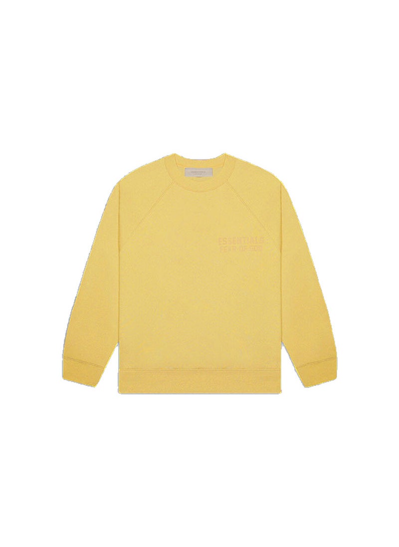 Generic - 2023SS Round Neck Fleece Sweatshirt FOG ESSENTIALS Print Sand White - Image 1