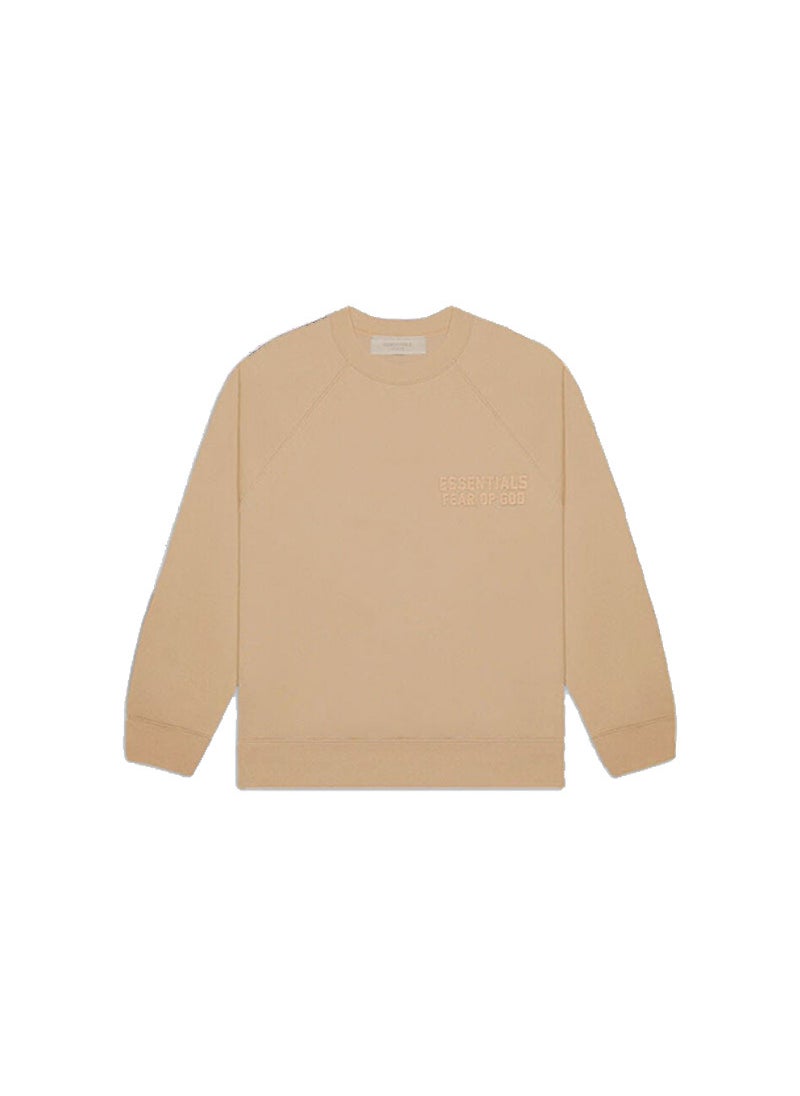 Generic - 2023SS Round Neck Fleece Sweatshirt FOG ESSENTIALS Print Sand White - Image 1