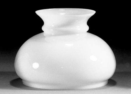 B&P Lamp Cased White Plain Style Student Shade - Image 4