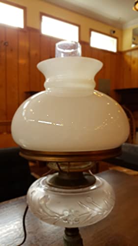 B&P Lamp Cased White Plain Style Student Shade - Image 5